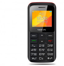 Мобильный телефон TEXET TM-B323 чёрный-красный
