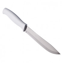 Нож нержавеющая сталь TRAMONTINA Athus кухонный 15см, белая ручка 23083/086 (871-172)