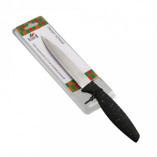 Нож нержавеющая сталь ASTELL AST-004-НК-103 ГРАНИТ ЧЕРНЫЙ 12,5 см