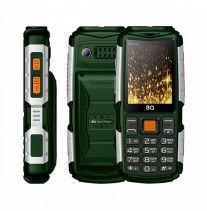 Мобильный телефон BQ 2430 TANK POWER Green+Silver