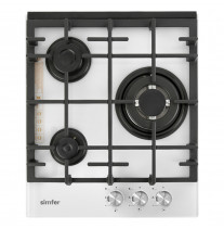 Поверхность газовая SIMFER H45L35W516 белое стекло