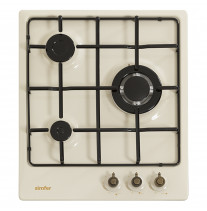 Поверхность газовая SIMFER H45V35O517 бежевая ретро