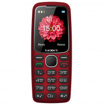 Мобильный телефон TEXET TM-B307 красный