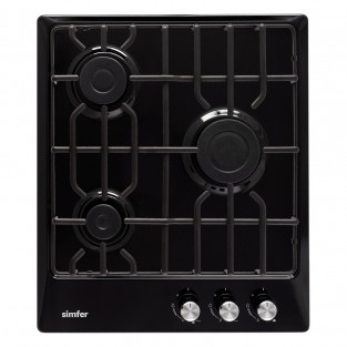 Поверхность газовая SIMFER H45V35B571 чёрная эмаль