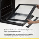Духовой шкаф SIMFER B6ES16016 чёрное стекло