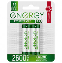 Аккумулятор ENERGY Eco NIMH-2600-HR6/2B (АА)